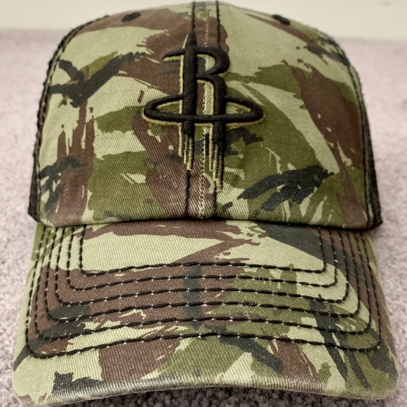 houston rockets camo hat